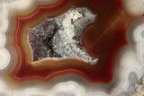 Polished Banded Laguna Agate - Mexico #193177-1